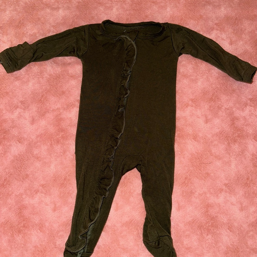 Olive Bamboo Onesie